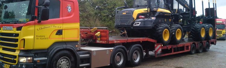 Vognmand i Ølgod, nær Varde & Grindsted